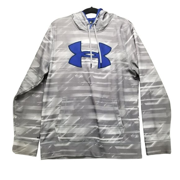 Under Armour Other - Under Armour Shirt Mens Medium Gray Loose Fit Pullover Sweatshirt Hoodie *Read*
